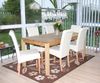 2er-Set Esszimmerstuhl Stuhl Küchenstuhl Novara II, Leder ~ creme, helle Beine Bild 2