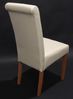 2er-Set Esszimmerstuhl Stuhl Küchenstuhl Novara II, Leder ~ creme, helle Beine Bild 3
