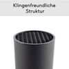 Hanseküche Messerblock Universalmesserblock Rund (6tlg), mit Borsteneinsatz und Edelstahlring - aus recyceltem Plastik Bild 4