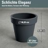 Prosperplast Blumentopf Lofly (DLOF600N, Durchmesser 58,2 cm), Wetterfest & UV-beständig Bild 3