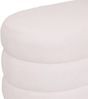 Sitzhocker für Wohnzimmer, Material in Boucle-Optik, 100x40 cm Bild 3