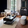 Sitzhocker für Wohnzimmer, Material in Boucle-Optik, 100x40 cm Bild 5
