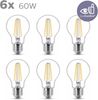 Philips LED Classic E27 Filament Lampen 6-er Pack (60 W), LED Lampen mit warmweißem Licht, energiesparende LED Beleuchtung mit langer Nutzlebensdauer Bild 4