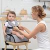 Babify 2-in-1 Reise-Hochstuhl mit Aufbewahrung, Soft Grey Bild 5