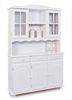 Dmora - Kommode Moers, Wohnzimmerbuffet, Wohnzimmer-Sideboard, Moderne Küchen-Speisekammer, 130x32 h198 cm, Weiß Bild 5