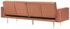 Schlafsofa VISNES Goldbraun Samtstoff Bild 5