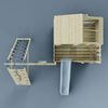 PolarPlay Spielturm Julie aus Holz in Blau Bild 5