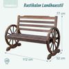 Gartenbank Wagenrad 2-Sitzer 10052772_93 Bild 3
