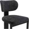 Vente-unique - WILANA Stuhl Stoff Schwarz - B 60 cm x H 85 cm x L 56 cm Bild 5