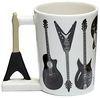 Puckator Tasse Metal Gitarre Kaffeebecher mit E-Gitarre als Griff Bild 3