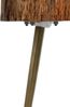 Beistelltisch Casa Blanca Klein 28 x 36 x 46 cm Holz dunkel mit Metallbeinen Bild 5
