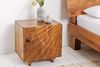 riess-ambiente Nachttisch SCORPION 50cm braun (Einzelartikel, 1-St), Schlafzimmer · Massivholz · 3D Schnitzereien Bild 2