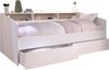 Stauraumbett >Sleep 4< in 23 - Weiss - 203x113x82cm (LxBxH) Bild 3