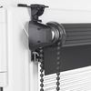 Doppelrollo Klemmfix ohne Bohren 105x150 cm Anthrazit Duo Rollo Klemmrollo Sonnenschutzrollo Fensterrollo für Fenster & Türen Zebrarollo Seitenzugrollo Bild 2