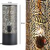 Marrakesch Orient & Mediterran Interior Nachttischlampe 2er Set Skandinavische Deko Tischlampe Lampe Verdure Klein Schwarz, ohne Leuchtmittel, Tischlampe Bild 5