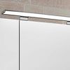 Lomadox Spiegelschrank FES-4010-66 weiß glänzend inkl. Beleuchtung - 140/71/17cm Bild 5