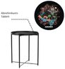 MINECRAFT - runder Beistelltisch mit abnehmbaren Tablett, Gaming Möbel mit dunklem Design und bunten Minecraft Print Bild 5