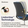 Steelcase Amia Bürostuhl, Plastic, Königsblau, 68x56. 5x99 Bild 4