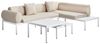 Ecksofa Lounge Set RASIGLIA Metall Beige Bild 5