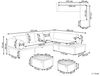 Ecksofa Lounge Set RASIGLIA Metall Beige Bild 3