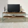 Dmora TV-Möbel Sargas 120 x 35 x 45 cm Braun 2 Böden, 1 Fach Bild 5