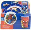 Kunststoff Kindergeschirr Set Motiv (5 tlg.) Schüssel, Teller, Becher & Besteck MARVEL Spider-Man Bild 2