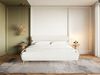 Selsey Polsterbett 140x200 cm Cord Creme – Bett mit Stauraum und Bettkasten, gepolstertes Bett mit Lattenrost und Metallrahmen, Doppelbett Schlafzimmer mit goldfarbenen Füßen und Gasdruckfedern Bild 2