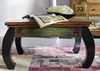 Couchtisch Altholz 80x80x45 mehrfarbig lackiert NATURE OF SPIRIT #71 Bild 3