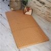 CANDIDE - Faltbare Babymatratze, 3 Teile, 60 x 120 x 4 cm, Reisematratze, Schlafplatz 20 kg/m³, ohne Behandlung, abnehmbarer Bezug, Transporttasche (Camel) Bild 5