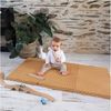 CANDIDE - Faltbare Babymatratze, 3 Teile, 60 x 120 x 4 cm, Reisematratze, Schlafplatz 20 kg/m³, ohne Behandlung, abnehmbarer Bezug, Transporttasche (Camel) Bild 2