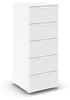 rauch Aditio Box, Kommode, 5 Schubladen, mit Softclose-Funktion, Farbe Weiß, BxHxT 40x100x42cm