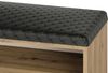 Garderobe ""Nevio"" Flurgarderobe 5-teilig Artisan Eiche schwarz Bild 4