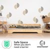 smartwood TILA 5S Kinderbett 90x180 - Montessori Bodenbett mit Lattenrost & Rausfallschutz – Holz Kinder Bett für Jungen & Mädchen – Sicheres und Robustes Montessori Bett Bild 5