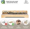 smartwood TILA 5S Kinderbett 90x180 - Montessori Bodenbett mit Lattenrost & Rausfallschutz – Holz Kinder Bett für Jungen & Mädchen – Sicheres und Robustes Montessori Bett Bild 3