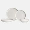 Zoha Geschirr-Set Pure Teller Set aus Porzellan in weiß (24-tlg), Porzellan, Spülmaschinengeeignet und Mikrowellengeeignet Bild 2