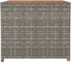 vidaXL Beistelltisch mit Holzplatte Grau Poly Rattan & Akazienholz 319559 Bild 5