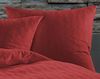 Bettwaesche-mit-Stil Mako Satin Damast Bettwäsche Waves Rot Kissenbezug 40x40 cm Bild 4