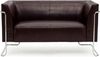 hjh OFFICE Lounge Sofa Curacao Kunstleder Braun Bild 1