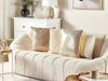 Kissen 2er Set Ohne Muster ASTER 45 x 45 cm Gold Bild 2