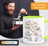 MoonWorks Tasse ''Kaffeetasse Elefant Ich habe heute nichts zu tun außer fröhlich zu sein Spruch-Tasse Geschenk MoonWorks Innenfarbe'' Bild 4