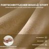 COLAMY Modern Velvet Ohrensessel, Gepolsterter Sessel Wohnzimmer, Bequemer Runder loungesessel mit 3 Beinen für Wohnzimmer, Schlafzimmer, Leseecke, Khaki Bild 5