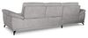 Cavadore L-Form-Sofa Castiel mit Federkern / Große Eckcouch mit Sitztiefenverstellung und XL-Longchair / 312 x 89 x 173 / Webstoff, Hellgrau Bild 5