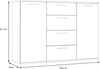 Kommode VALERIE Sideboard Anrichte in Sandeiche weiß Bild 2