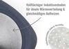 WOLL Steakpfanne Diamond Logic XR Pro c‑Steakpfanne, abnehmbarer Edelstahlgriff, 28 x 4,5 x 28 cm, Aluminium‑Guss mit Edelstahl, alle Herdarten inkl. Induktion, schnitt- & abriebfest, extra Grillrillen Bild 3