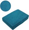 EXKLUSIV HEIMTEXTIL Frottee Spannbettlaken 200 x 220 cm Petrol 80% Baumwolle 20% Polyester Öko - Tex Zertifiziert Bed-Sheet Bettlaken Spannbetttuch Topper Leinentuch Bild 3