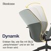 Steelcase SILQ Chair, Metal, Platin Solid/Amsel/Pfeffer Bild 4
