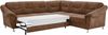 Cavadore Ecksofa Salisa mit Federkern / Polsterecke im klassischen Design / inkl. Bettfunktion / 264 x 86 x 244 / Mikrofaser Hellbraun Bild 5