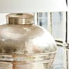 Mirabeau Tischleuchte Tischlampe Madison creme/antiksilber Bild 5