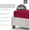 Bettwaesche-mit-Stil Mako-Satin Spannbettlaken pink 180x200cm Höhe 21-30cm Bild 2