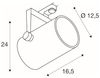 SLV 153421 EURO SPOT Track rund weiß GU10 max. 75W inklusive 3Phasen-Adapter Bild 2